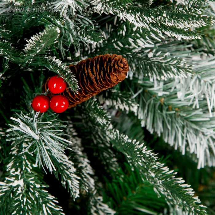 Ёлка  Ёлка "Виктория с калиной и шишками" 120 см d нижнего яруса 80 см 322 ветки