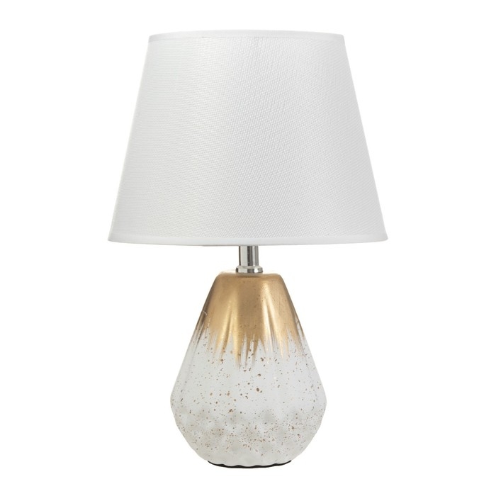 Настольная лампа Настольная лампа "Доре" 1хE14 белый 20х20х32 см RISALUX