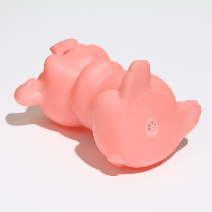 Игрушка пищащая Игрушка пищащая "Веселая свинка - Обжорка" для собак, 9 см