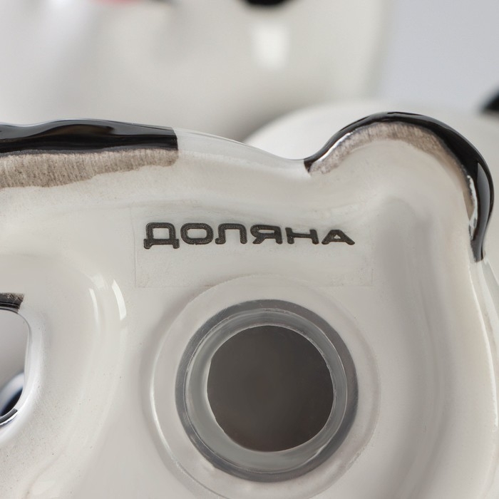 Набор для специй Доляна «Панда», 2 предмета: солонка 40 мл, перечница 40 мл, цвет белый и чёрный Набор для специй Доляна «Панда», 2 предмета: солонка 40 мл, перечница 40 мл, цвет белый и чёрный