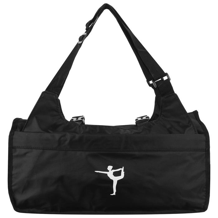 Сумка для йоги Sangh, 46х27х25 см, цвет чёрный Сумка для йоги Sangh, 46х27х25 см, цвет чёрный