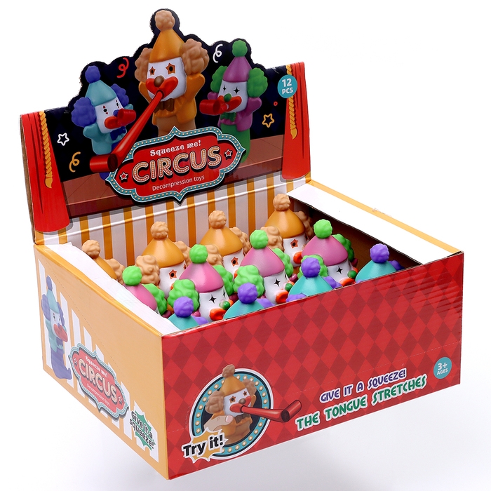 Мялка «Клоун» с язычком, виды МИКС Мялка «Клоун» с язычком, виды МИКС