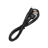 Кабель Exployd EX-K-1263, Type-C - USB, 3 А, 1 м, зарядка/передача данных, силикон, черный