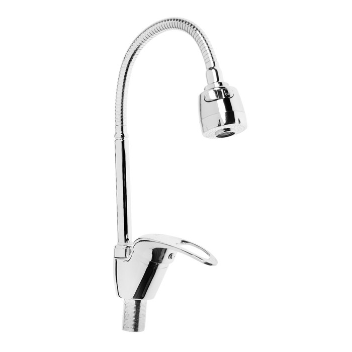 Смеситель для кухни ZEIN Z2072, гибкий излив, картридж керамика 40 мм, латунь, хром Смеситель для кухни ZEIN Z2072, гибкий излив, картридж керамика 40 мм, латунь, хром