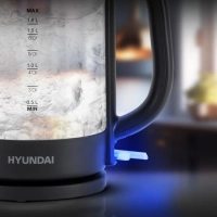 Чайник HYK-G3402 1,7л 2200Вт серый (стекло)