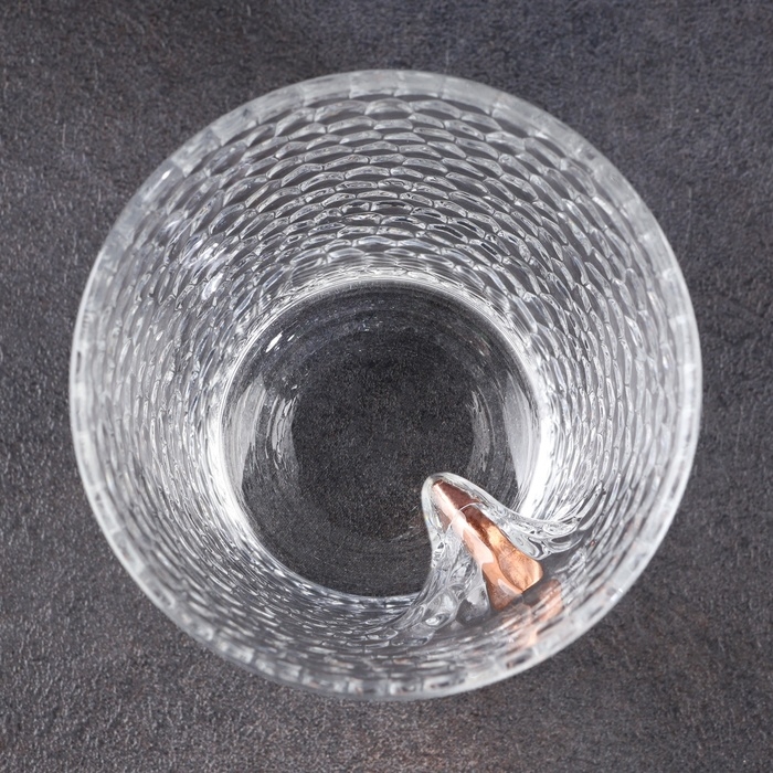 Стакан Стакан "Непробиваемый. Битый с пулей", 350 мл