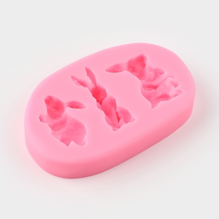 Молд Доляна «Кролик», силикон, 8×5×1 см, цвет МИКС Молд Доляна «Кролик», силикон, 8×5×1 см, цвет МИКС