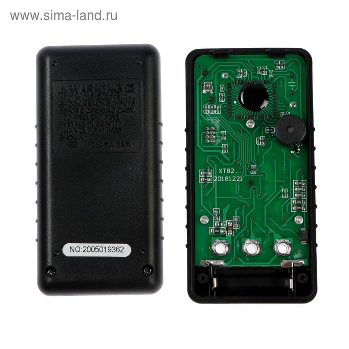 Мультиметр ТУНДРА mini, DT-182, ACV/DCV, DCA, 200-200MΩ, проверка батареек 1.5 и 9V Мультиметр ТУНДРА mini, DT-182, ACV/DCV, DCA, 200-200MΩ, проверка батареек 1.5 и 9V