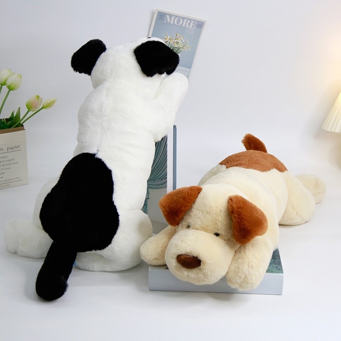 Мягкая игрушка Мягкая игрушка "Собака", 75 см, цвет черно-белый