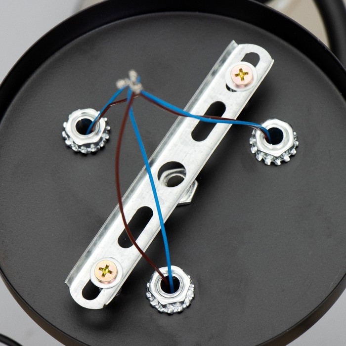 Люстра Люстра "Эдотт" 3хЕ27 40Вт черный 43х43х25 см BayerLux