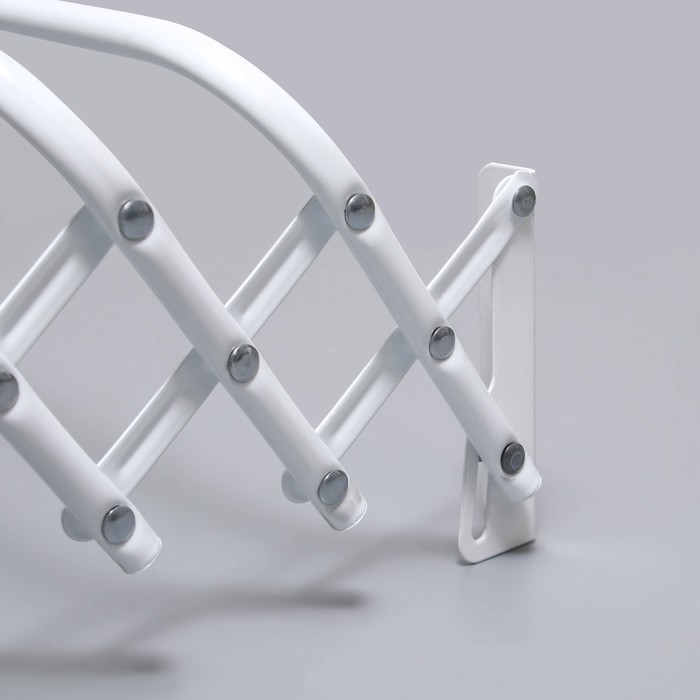 Сушилка для белья настенная, 45 см, цвет белый Сушилка для белья настенная, 45 см, цвет белый