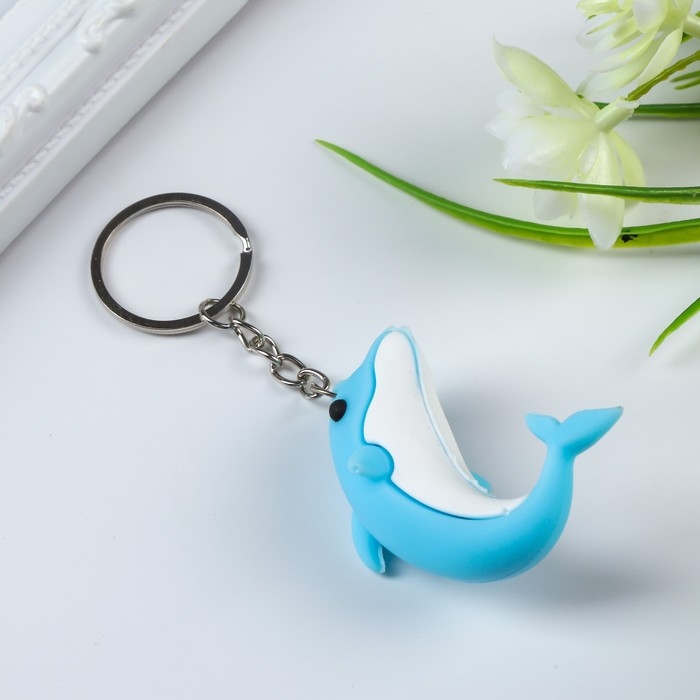 Брелок резина Брелок резина "Дельфин" МИКС 5,5х4х3,5 см