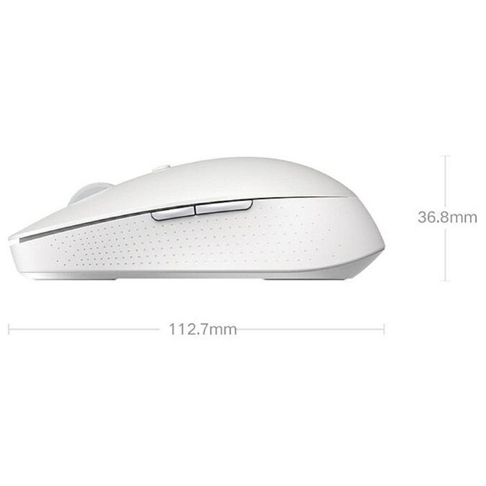 Мышь Xiaomi Mi Dual Mode Wireless Mouse Silent Edition, беспроводная, 1300 dpi, usb, белая Мышь Xiaomi Mi Dual Mode Wireless Mouse Silent Edition, беспроводная, 1300 dpi, usb, белая