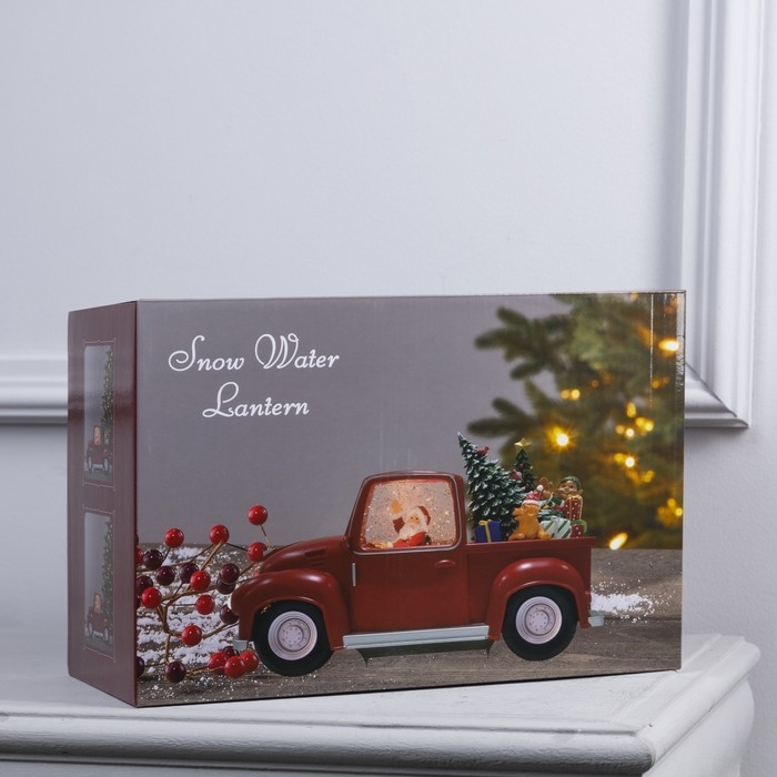 Светодиодная фигура «Машина с подарками» 28 × 18.5 × 12 см, пластик, батарейки ААх3 (не в комплекте), USB, свечение тёплое белое Светодиодная фигура «Машина с подарками» 28 × 18.5 × 12 см, пластик, батарейки ААх3 (не в комплекте), USB, свечение тёплое белое