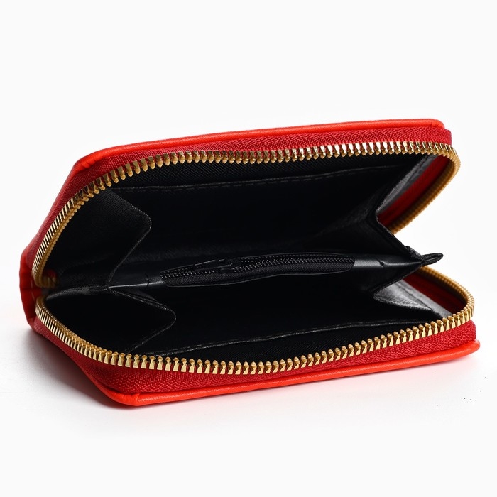 Кошелек женский NK 12,5х9х2 см, красный цвет