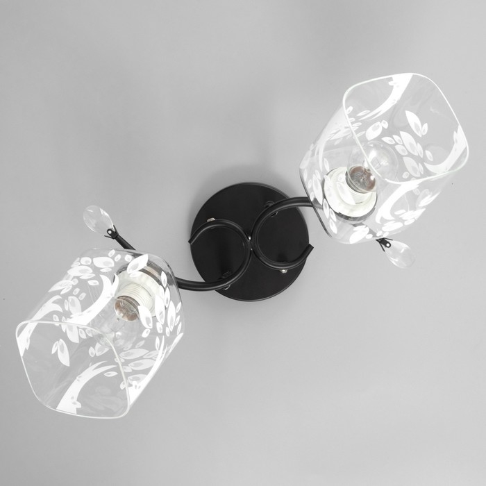 Люстра Люстра "Ариса" 2хЕ27 40Вт чёрный 45х26х27 см BayerLux