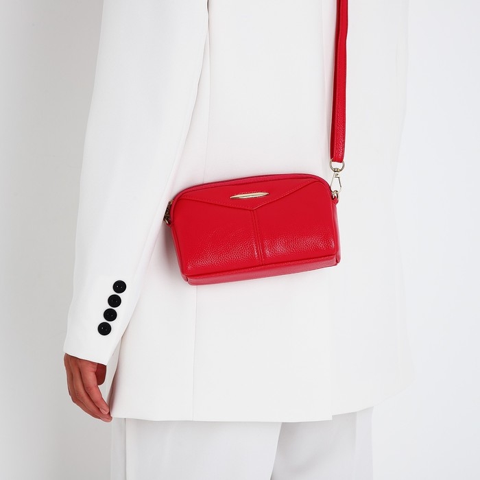 Сумка кросс-боди на молнии, цвет розовый Сумка кросс-боди на молнии, цвет розовый