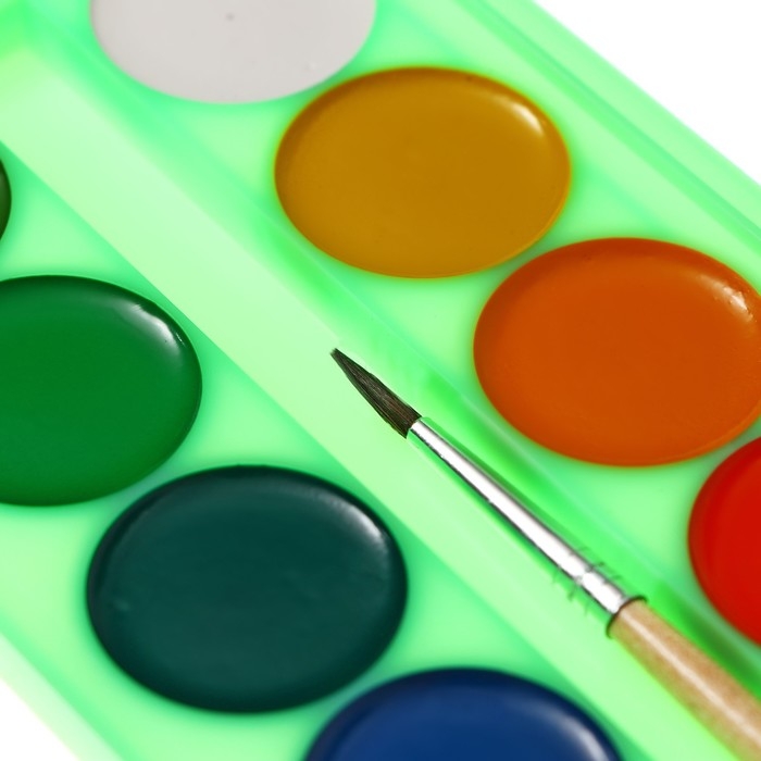 Акварель  Акварель "Луч" ZOO, 16 цветов, с кистью