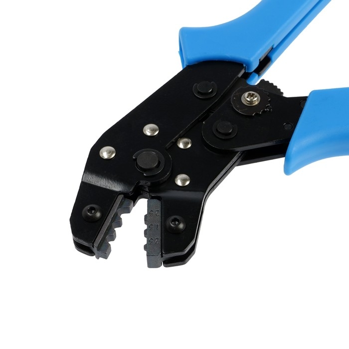 Пресс-клещи ТУНДРА, для обжима неизолированных наконечников, 0.25 - 2.5 мм2 Пресс-клещи ТУНДРА, для обжима неизолированных наконечников, 0.25 - 2.5 мм2