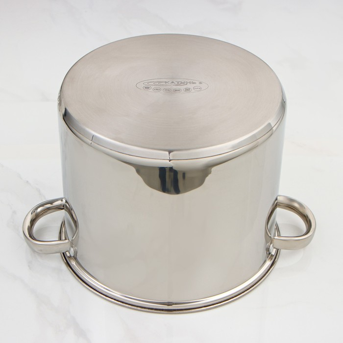 Кастрюля «Гретта», d=24 см, 9 л, капсульное дно, индукция Кастрюля «Гретта», d=24 см, 9 л, капсульное дно, индукция