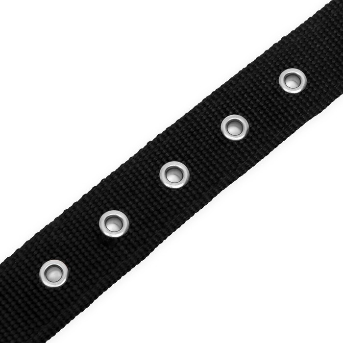 Ошейник двухслойный с вертлюгом, 55 х 2,5 см, полиэстер, черный Ошейник двухслойный с вертлюгом, 55 х 2,5 см, полиэстер, черный