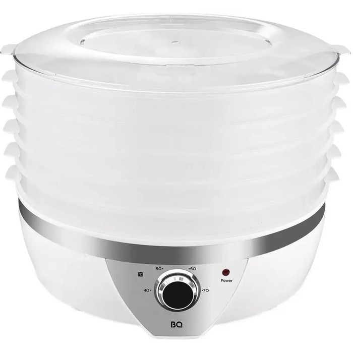 Сушилка для овощей и фруктов BQ FD1002, 500 Вт, 5 ярусов, белая Сушилка для овощей и фруктов BQ FD1002, 500 Вт, 5 ярусов, белая