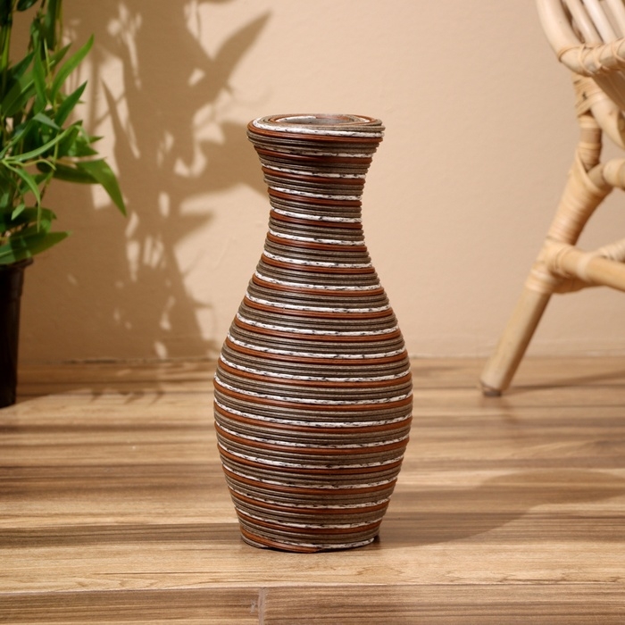 Ваза плетёная, напольная 17х17х35 см  (+/- 3см) Ваза плетёная, напольная 17х17х35 см  (+/- 3см)