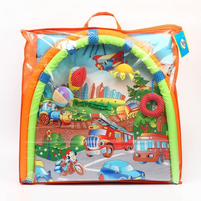 Развивающий коврик с дугами «Веселый парк», 97×86 см, виды МИКС, Дельфин Развивающий коврик с дугами «Веселый парк», 97×86 см, виды МИКС, Дельфин