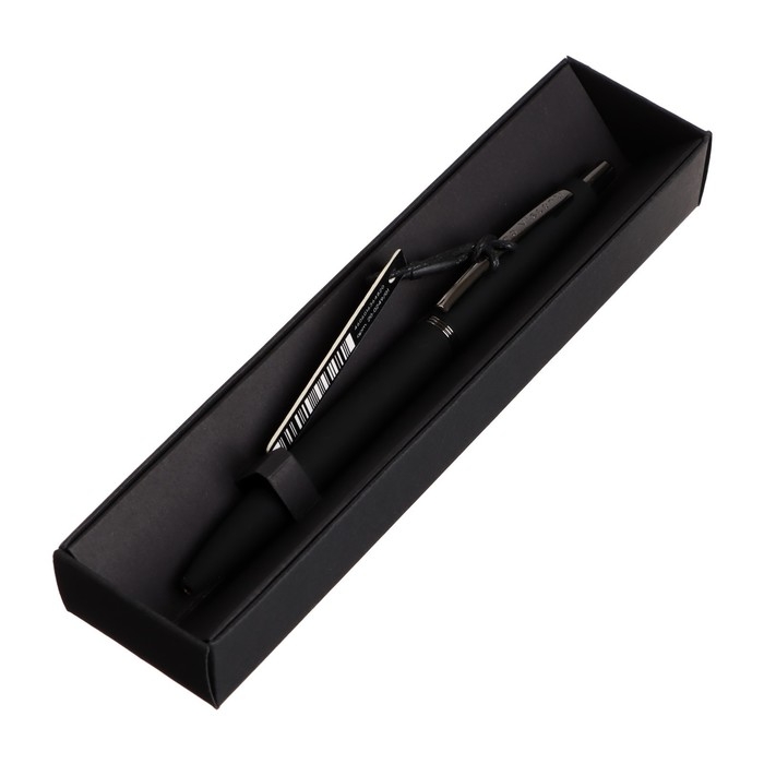 Ручка шариковая автоматическая, 1.0 мм, Bruno Visconti SAN REMO, стержень синий, чёрный металлический корпус, в футляре Ручка шариковая автоматическая, 1.0 мм, Bruno Visconti SAN REMO, стержень синий, чёрный металлический корпус, в футляре