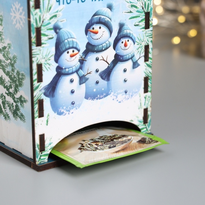 Новогодний чайный домик Новогодний чайный домик "Не переставайте верить" 20х10,5х10 см