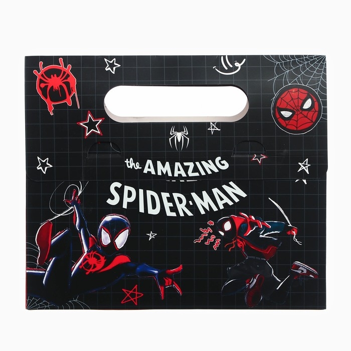 Пакет-коробка  Пакет-коробка "Amazing", Человек-паук, 24х20х7 см