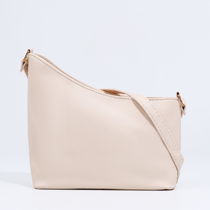 Сумка кросс-боди на молнии, цвет бежевый Сумка кросс-боди на молнии, цвет бежевый