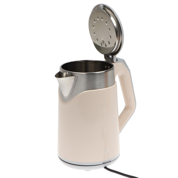 Чайник электрический Irit IR-1364, металл, 1.8 л, 1500 Вт, бежевый Чайник электрический Irit IR-1364, металл, 1.8 л, 1500 Вт, бежевый