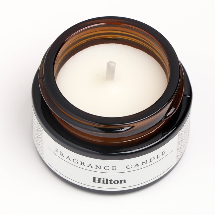 Свеча ароматическая в банке Свеча ароматическая в банке "Hilton", соевый воск, 12 гр