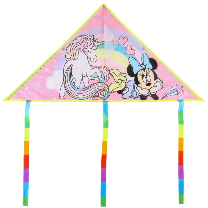 Воздушный змей «Минни и единорог», Минни Маус, 50 х 80 см Воздушный змей «Минни и единорог», Минни Маус, 50 х 80 см
