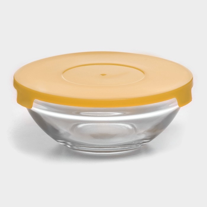 Набор стеклянных салатников Доляна «Классика» с крышками, 5 предметов: 900 мл (17×7,6 см), 500 мл (16×6 см), 350 мл (12,5×5,4 см), 200 мл (10,5×4,5 см), 130 мл (9×3,7 см), цвет жёлтый Набор стеклянных салатников Доляна «Классика» с крышками, 5 предметов: 900 мл (17×7,6 см), 500 мл (16×6 см), 350 мл (12,5×5,4 см), 200 мл (10,5×4,5 см), 130 мл (9×3,7 см), цвет жёлтый