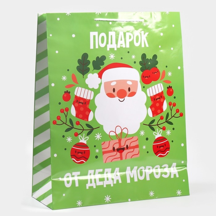 Пакет подарочный новогодний ламинированный XL «Подарок от дедушки», 40 х 49 х 15 см Пакет подарочный новогодний ламинированный XL «Подарок от дедушки», 40 х 49 х 15 см