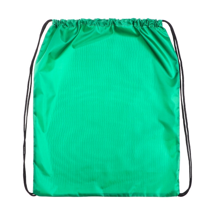 Мешок для обуви 490 Х 410 мм,  Мешок для обуви 490 Х 410 мм, "Стандарт" MAX, (мягкий полиэстер, плотность 210 D), зеленый