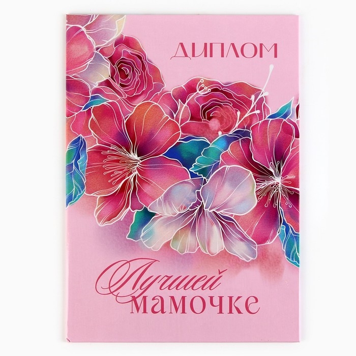 Диплом на День матери «Лучшей мамочке», А5, 21 х 15 см Диплом на День матери «Лучшей мамочке», А5, 21 х 15 см