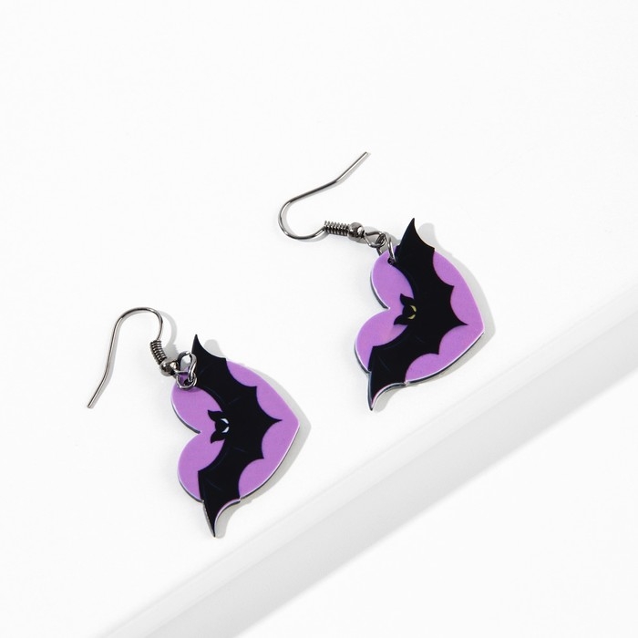 Заколки для волос, серьги и кулон, набор на Хэллоуин «Я тебя заколд-мяу». Заколки для волос, серьги и кулон, набор на Хэллоуин «Я тебя заколд-мяу».