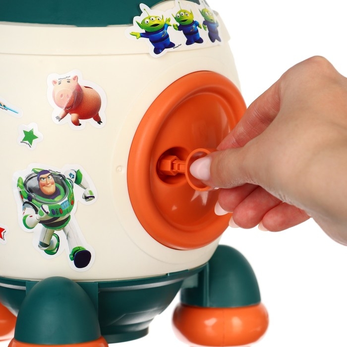 Копилка ракета с набором наклеек, 22,5 см х 18,5 см х 17,5 см,  Копилка ракета с набором наклеек, 22,5 см х 18,5 см х 17,5 см, "Игрушки", История игрушек