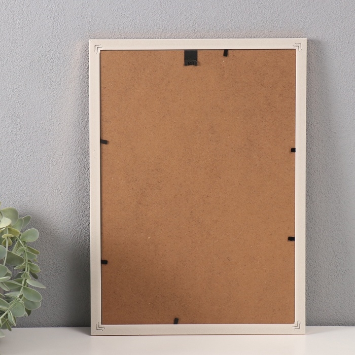 Фоторамка пластик формат А4 Фоторамка пластик формат А4 "Штрихи на золоте" 1х23,6х32,3 см