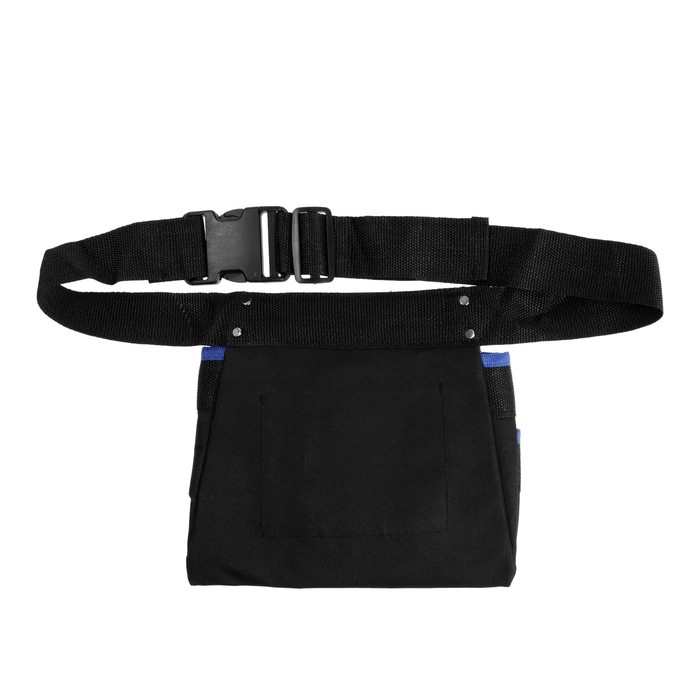 Сумка-пояс ТУНДРА, одинарная, держатель для молотка, 3 кармана Сумка-пояс ТУНДРА, одинарная, держатель для молотка, 3 кармана