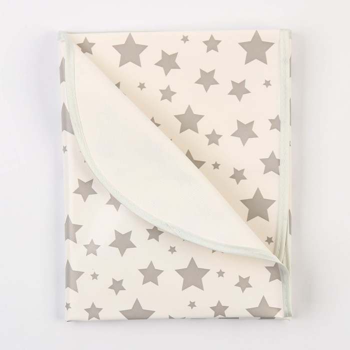 Клеенка подкладная 48х68 см., с ПВХ, с окантовкой, с рисунком Клеенка подкладная 48х68 см., с ПВХ, с окантовкой, с рисунком