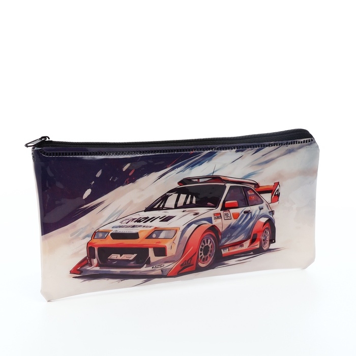 Косметичка-пенал на молнии, цвет серый Косметичка-пенал на молнии, цвет серый