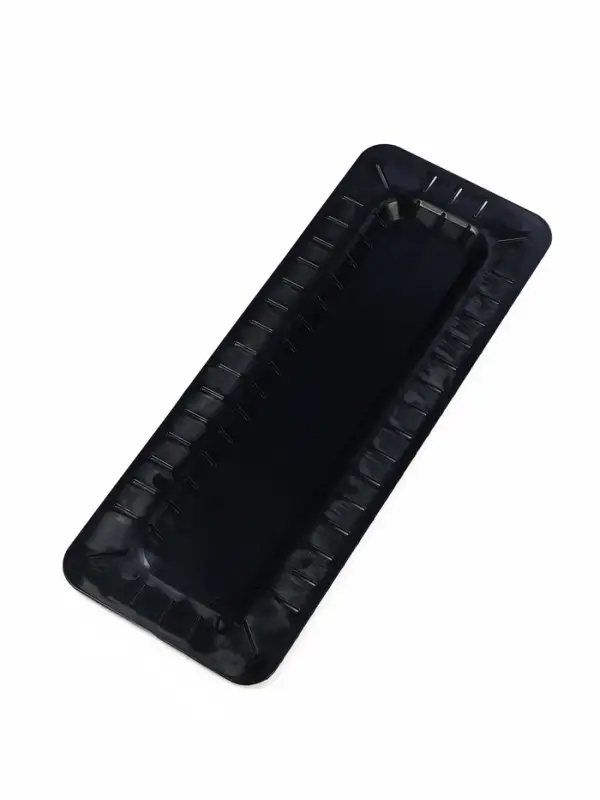 Ящик балконный для цветов &laquo;Ротанг&raquo;, 13 л, 43&times;20&times;14.5 см, с дренажной вставкой, пластиковый, серый