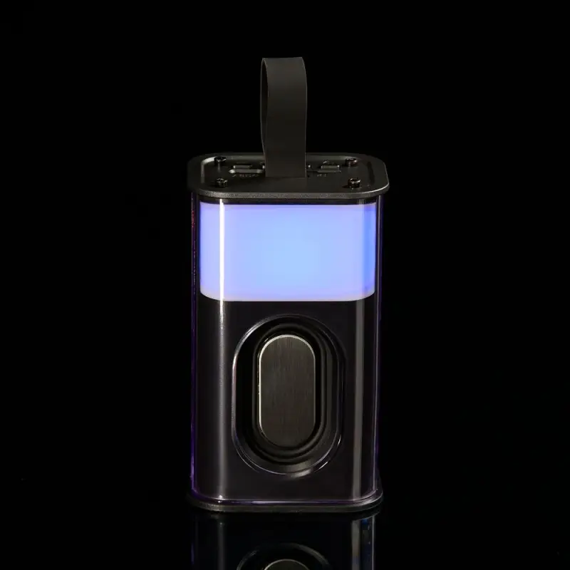 Bluetooth-колонка с подсветкой Groove, серая Bluetooth-колонка с подсветкой Groove, серая