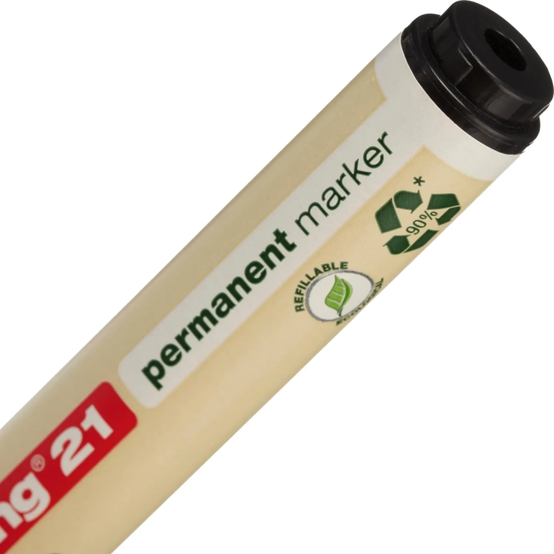 Маркер перманентный EDDING ECO E-21/001 черный 1,5-3мм кругл.након.