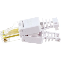 Коннектор полевой LANMASTER LAN-TMP-U5E-WH, неэкранированный, кат.5E