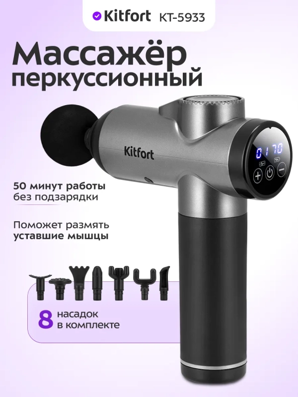 Перкуссионный массажер КТ-5933